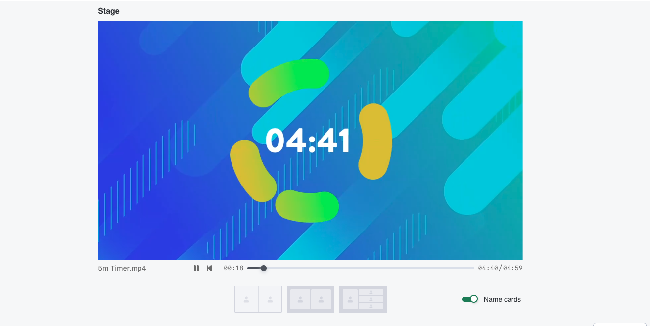 Screenshot of the Attendee Hub stage for CUC26