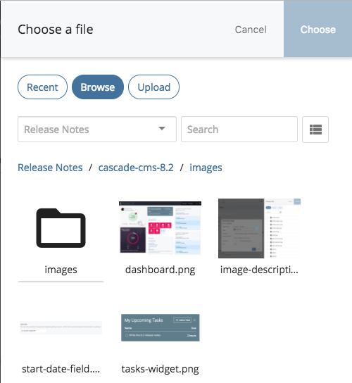 gallery view in file chooser