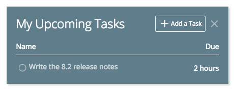 Tasks Widget