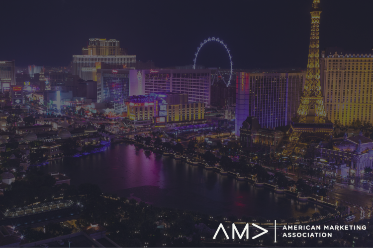 ama logo on top of image of las vegas