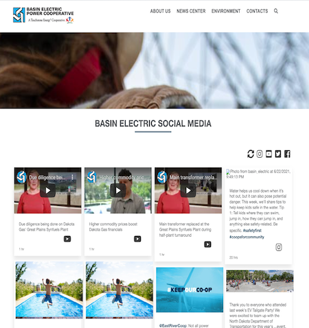 Basin Electric social posts