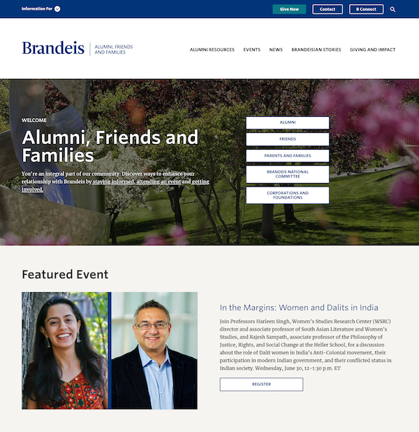 Brandeis Alumni Site