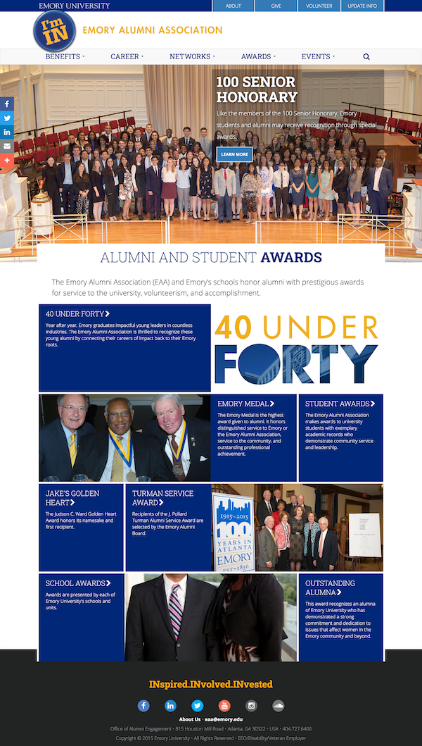 Emory University Alumni Site