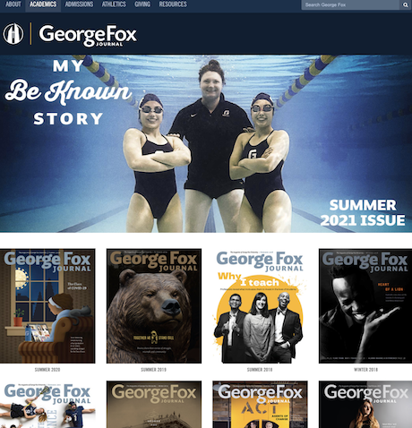 George Fox's magazine home