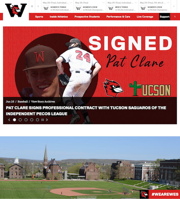 Wesleyan University Athletics Site