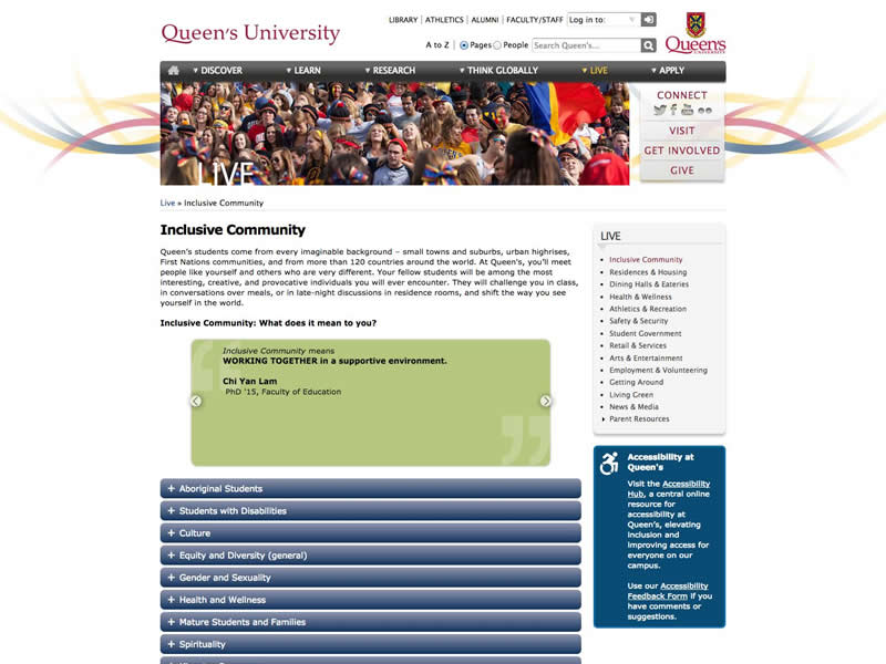 queens university example 3